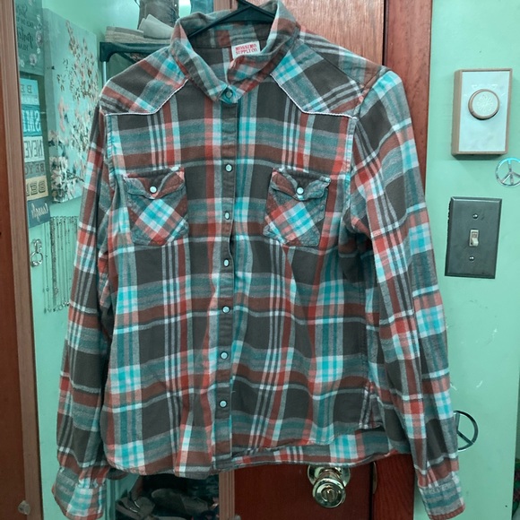 Mossimo supply flannel size xxl juniors - Picture 1 of 5